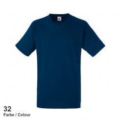 T-Shirt Fruit of the Loom Heavy navy XXXL | 10 Stück
