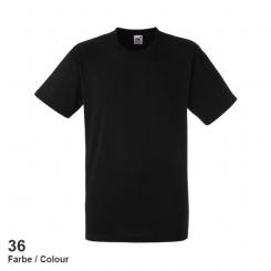 T-Shirt Fruit of the Loom Heavy schwarz XXXL | 10 Stück