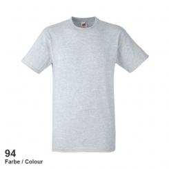 T-Shirt Fruit of the Loom Heavy grau-meliert 