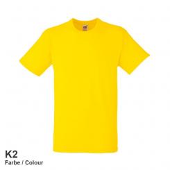 T-Shirt Fruit of the Loom Heavy gelb 