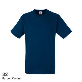 T-Shirt Fruit of the Loom Heavy navy XXXL | 10 Stück