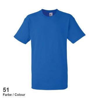T-Shirt Fruit of the Loom Heavy royal S | 10 Stück