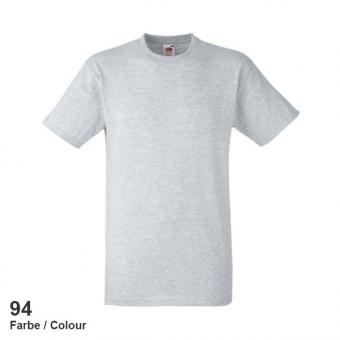 T-Shirt Fruit of the Loom Heavy grau-meliert 