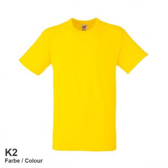 T-Shirt Fruit of the Loom Heavy gelb 
